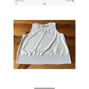 Athleta Refined Zephyr Tank Top Woman’s Sm Light Blue Lightweight